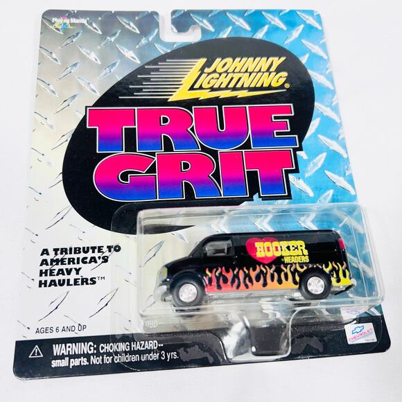 Johnny Lightning True Grit Hooker Van 1:64 Heavy Haulers Headers Die Cast - Picture 1 of 4